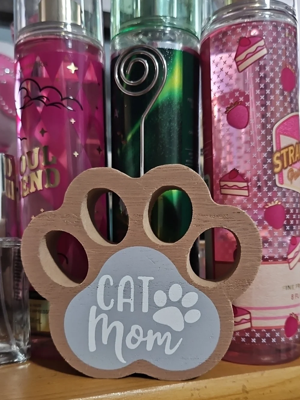 Cat Mom Photo Holder Decor